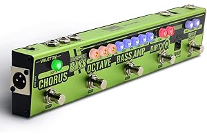 Valeton Pédale multi-effets Dapper Bass DI Preamp Stage Session Gigging Gear