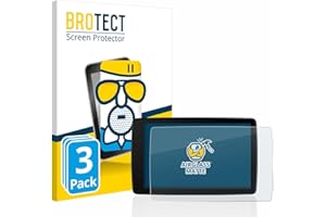 BROTECT Protector Pantalla Mate Cristal para BMW Motorrad Navigator VI (3 Unidades) Protección Anti-Reflejos