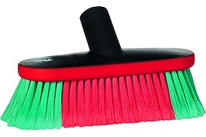 Vikan 526952 szczotka do pojazdów karmionych wodą, miękka/rozdwajana, czarna, długość 230 mm, szerokość 100 mm, wysokość 120 mm