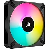 Corsair iCUE AF120 RGB ELITE da 120 mm Ventola PWM - Otto LED RGB - Tecnologia AirGuide - Cuscinetto Fluidodinamico - Compati