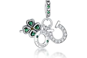 Rimgoris Charm en argent 925 pour femmes bracelets collier Arbre de Noël vert Lapin de Pâques & oeuf Amitié Ma belle femme Journée des enseignants Cadeau de vacances Pomme