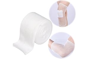 PCSFOE Filet Tubulaire,Pansement Compressif,Bandage,Jersey Tubulaire,Revêtement Tubulaire Respirant,Support élastique,Bandage Fixe pour Retenir le Pansement