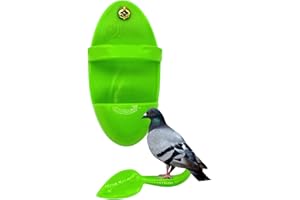 GUSENGO Kunststoff Sepiaschale Halter - Vogelfuttersäule Mit Cuttlebones Mit Ständer Vogelkäfig Zubehör, Hängend Im Vogelkäfig, Zum Halten Von Früchten, Für Nymphensittiche Sittiche Wellensittiche Finken