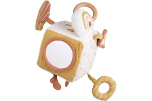 Sauthon Cube d'activité bébé Collection Sunlight | Jeux d'eveil & de développement | Cadeau Naissance