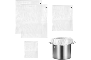 4 stycken 200 mesh 45x60 cm tryckpåse filterduk polyester nylon silpåse finmaskig passeringshandduk återanvändbar med dragsko
