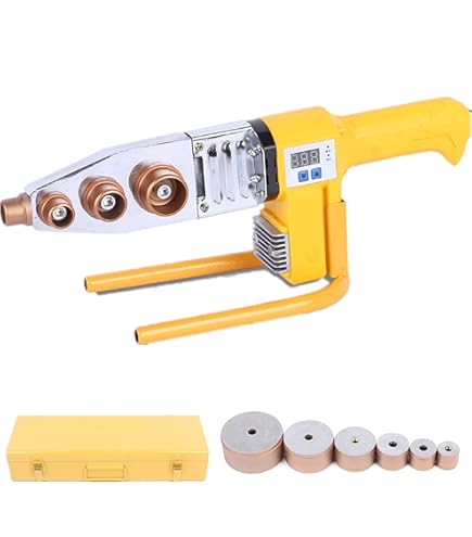 MSW Polifusore Saldatore Tubi 950W - Per Tubi Da 20 A 63mm, Display Digitale Fino A 300°C - Foto 5