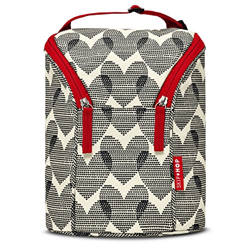 Skip Hop Double Bottle Bag (Hearts)