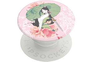 PopSockets PopGrip - Soporte y Agarre para Teléfonos Móviles y Tabletas con un Top Intercambiable - Mulan