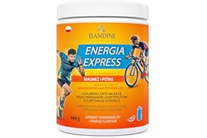 ‎BANDINI Bandini® Energia Express 600 g - Bandini Pharma suplementy diety - Na bazie węglowodanów i elektrolitów - opakowanie 600 g - Sole mineralne z magnezem i potasem
