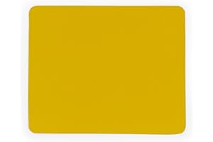 ImpocoWeb - Tappetino Per Mouse Antiscivolo In Poliestere 2 Pezzi - Giallo
