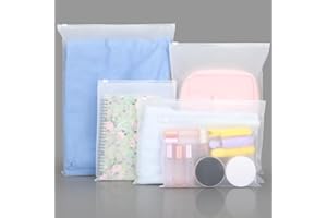 Svaldo Bolsas para Guardar Ropa, 15 Piezas Bolsas Zip Ropa, Bolsas Viaje Organizador Esmeriladas, Bolsas de Almacenamiento de Ropa, Guarda Bolsos para Ropa Interior (5 Tamaños)