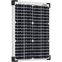Offgridtec 20W 36V Solarmodul monokristallin ideal für 12V und 24V Batterieladung