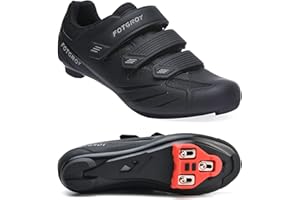 FOTGOAT Herren Fahrradschuhe für Damen, Rennradschuhe mit Stollen Kompatibel mit Peloton SPD ARC Look Delta Cleats, Unisex Fahrrad REIT Spin Schuhe Drinnen, Rennrad Schuhe Draussen