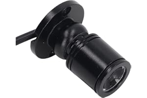 AUNMAS Focos de 5 V para Iluminación Interior Acentuada, Mini Focos, Foco LED Brillante USB Regulable con Cable de 6, 6 Pies, Luz Empotrada Compacta para Gabinetes de Exhibición Gabinetes (Luz blanca cálida