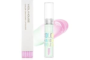 VIOLA HOUSE Lucidalabbra cambia colore, rossetto lunga durata, lucidalabbra volumizzante gonfia labbra, Hydrating Core Lip Shine,5g