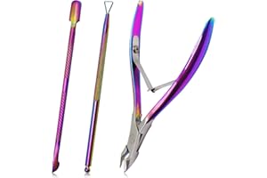 SZXMDKH Professionelle Nagelhautschere und Nagelhautzange Set - Hochwertige Nagelhaut Entfernung mit Cuticle Scissors, sorgt für präzises, scharfes Trimmen und einen sauberen Schnitt