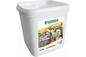 R'GARDEN R’Garden | Engrais Organique Tomate et Potager | Engrais Ecologique | Fertilisant Naturel | Nourrit en Profondeur | Facile d’Utilisation | 3KG