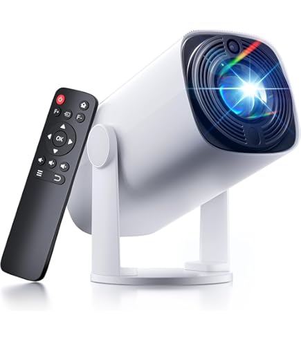 Ysametp Mini Projector, 1080P Full HD Supported 180” Screen Video
