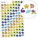 Produktbild German Trendseller® - 100 x Sticker Seetiere  - kleine Seetiere im Korallenriff -  Kindergeburtstag  100 Sticker - im Set für Kinder