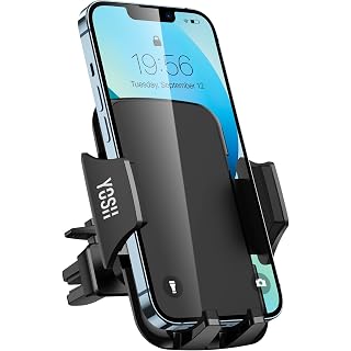 YOSH Car Phone Holder Air Vent, Phone Holder for Cars 360° Rotation Car Phone Mount with Adjustable Ultra-Stable Clamp iPhone
