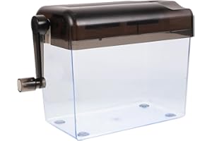Angoily Déchiqueteuse Manuelle De Bureau Compact Et Portable pour Documents Et pour Maison Bureau Protection