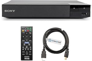 Region Free Blu-ray Player Compatible with Sony BDP-S1700 | Multi-Region Code Free (Blu-ray A B C, DVD REGIONS 0-8) | Full HD 1080p Playback | Dynastar 6FT HDMI included in Bundle