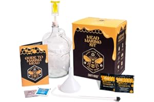 Craft A Brew Kit zur Herstellung von Met - Wiederverwendbar, Machen Sie Ihr Eigenes Met-Kit, Ergibt 1 Gallone