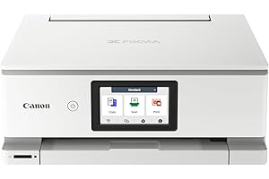Canon Pixma TS8751 Impresora Multifunción 3 en 1, Sistema de Inyección de Tinta, Impresión, Escaneo y Copia, WiFi, Impresión Doble Cara, Alimentación Bidireccional, Blanco