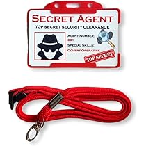 Personalised Teacher ID Card & Lanyard For Kids - Pretend Play School Role Play Accessory