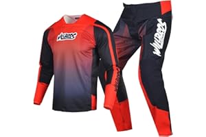 Willbros Motocross Jersey Hose Combo Herren MX Getriebe Set Dirt Bike Offroad Reiten Rennbekleidung Erwachsener Rennsport