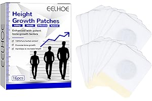 UTAPOSSIN Height Growth Patches 16 Pièce Patchs d'amélioration de la Hauteur Patchs de Croissance Rehausseur de Hauteur Promouvoir le Métabolisme pour Adolescents Adultes (1)