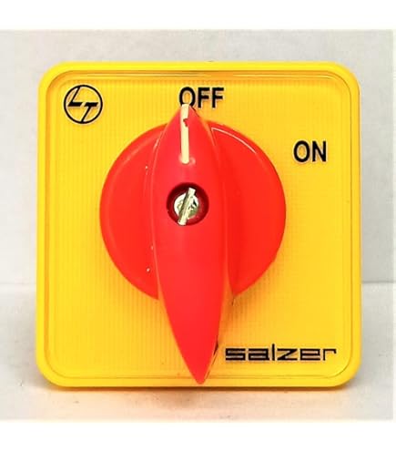 Salzer(L&T) 61197 6A 3Pole ON-OFF S6 6A Cam Operated Rotary Switch