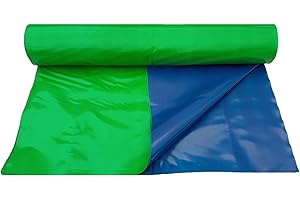 WEIDEA Teichfolie Schwimmteichfolie Gartenteich 6m breit (meterware) blau-grün, 6x4m