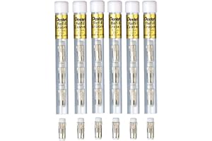 Pentel Suddgummin refill för de flesta Pentel & Z2-1N automatiska pennor (set med 6 rör - 24 suddgummi påfyllningar)