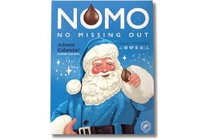 ‎NOMO NOMO Creamy Adventskalender 2025 - Allergenfreie Weihnachten - Laktosefrei, Erdnuss-/Nussfrei, Eifrei, Glutenfrei - Veganer Schokogenuss - mit zertifizierter Schokolade - 70g