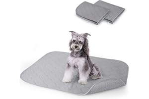 Nobleza - Tappetini Assorbenti per Cani Lavabili, Tappetini Igienici per Cani Gatti Conigli e Animali Domestici Pipi Cane, Riutilizzabile Educatore Cuccioli Lavabile，Cani Accessori, 75×89CM / 2 Pack