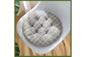 HOOWARM Cojín De Silla Tatami Cojines para Asiento, Espesar Suave Respirable Cojín, Patrón Redonda Cojin para Sofá, Colchoneta para Cocina Jardín Patio Oficina En Casa (Color : K, Size : 30 * 30CM)