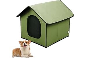 PANTSLINE Pet House for Outdoor, Rainproof Outdoor Cat House Dog House Pet shelter, Portable Folding Winter Pet Shelter for Dogs, Cats, Rabbits