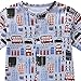 Piccalilly Organic Cotton Blue Boys Piccalilly Circus Playsuit