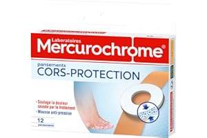 MERCUROCHROME - Pansements Cors Protection - 12 pansements