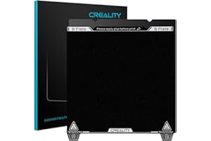 Creality K1 Max PEI - Kit di piastre da costruzione, 315 x 310 mm, magnetico, flessibile, rimovibile, in acciaio a molla