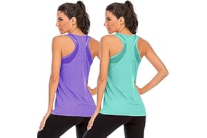 Nekosi Damen Yoga Tanktops Ärmelloses Sportshirt Kleidung Mesh Zurück Fitness Laufen Shirt Sport Oberteile