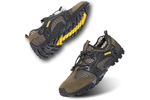 VTASQ Męskie buty trekkingowe, sportowe sandały outdoorowe, na lato, do wędrówek, oddychania, z siateczki, lekkie, antypoślizgowe, oddychające, szybkoschnące