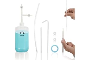 BKSAI Butelka na wodę z roślinami do wiszącej rośliny z długą wylewką, butelka do podlewania do sukulentów bonsai, rośliny domowe, kwiaty doniczkowe krzewy, do wewnątrz lub na zewnątrz (1000 ml)