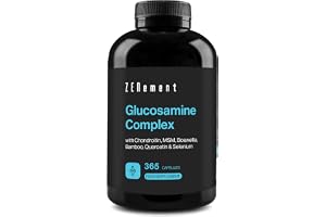 Glukosamin med Kondroitin, MSM, Boswellia & Quercetin - 365 Kapslar