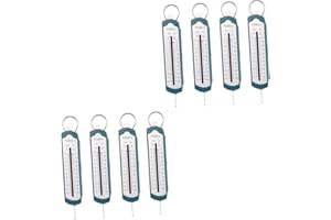 PLAFOPE 2 Sets High Precision Stainless Steel Spring Dynamometer of Newton Meter for Weighing Mechanical Testing and Physics Experiments Portable Gauge with Grip Hook