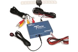 Erisin Auto/KFZ Mobile HD DVB-T2/T Box Digital TV Empfänger HEVC(H.265) H.264 MPEG-2/4 Antenna TV Box ES336