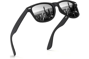 wearPro Lunettes de Soleil Homme Polarisées Pour Hommes et Femmes Protection Style Classique Lunettes Ultralégères Verres Anti-Reflets Conduite Pêche Sports Avec Lunettes de Soleil