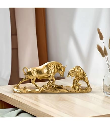 Stier Skulptur Desktop | Harz Figur | Abstrakte Kunst | Home Decor Geschenk