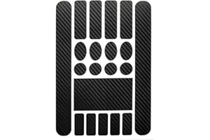 LIOOBO Carbon Fibre Chainstay and Frame Protector Set for Bicycle Bike Cycle MTB (Black)